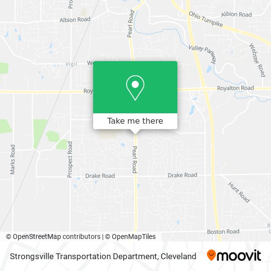 Mapa de Strongsville Transportation Department