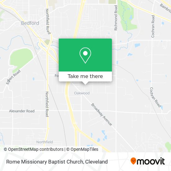 Mapa de Rome Missionary Baptist Church