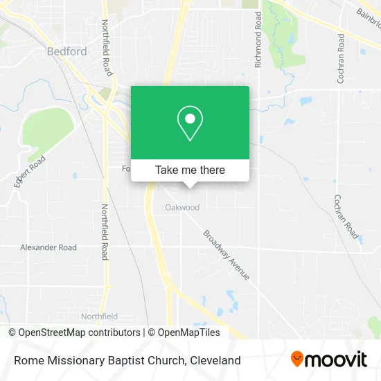 Rome Missionary Baptist Church map