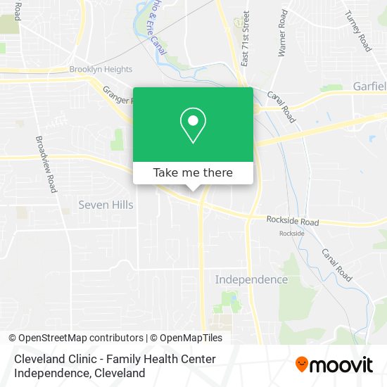Mapa de Cleveland Clinic - Family Health Center Independence