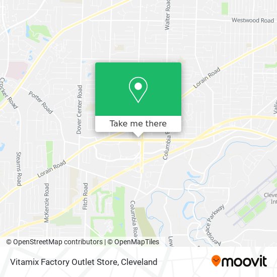 Mapa de Vitamix Factory Outlet Store