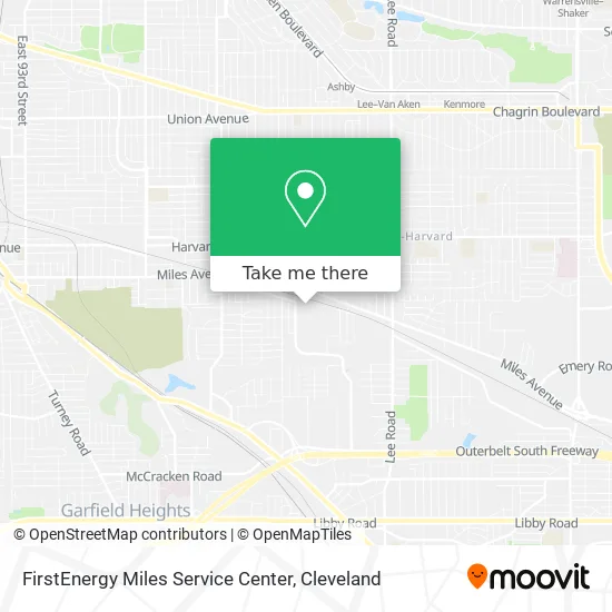 FirstEnergy Miles Service Center map