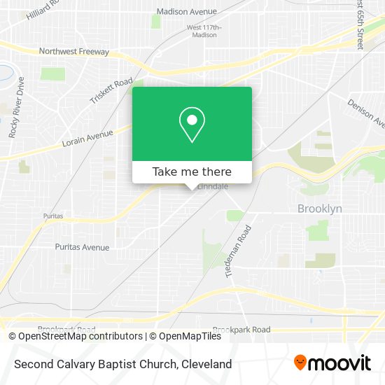 Mapa de Second Calvary Baptist Church