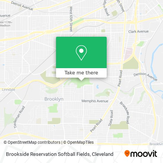 Mapa de Brookside Reservation Softball Fields
