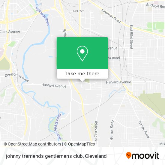 Mapa de johnny tremends gentlemen's club