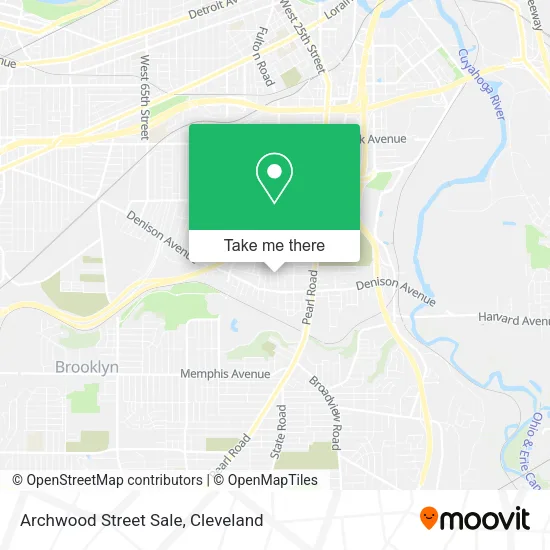 Mapa de Archwood Street Sale