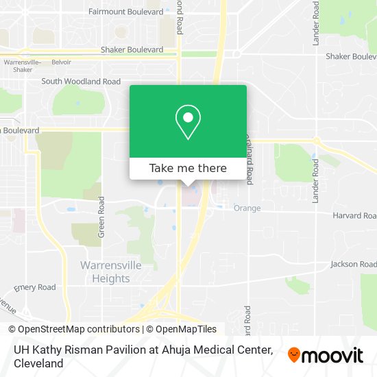 UH Kathy Risman Pavilion at Ahuja Medical Center map