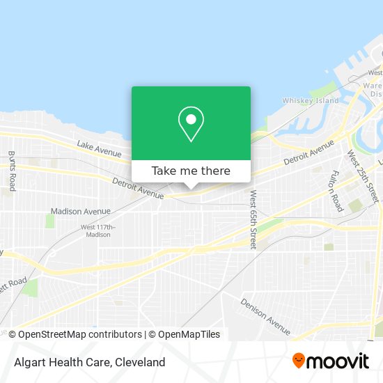 Mapa de Algart Health Care