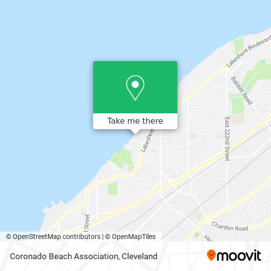 Mapa de Coronado Beach Association