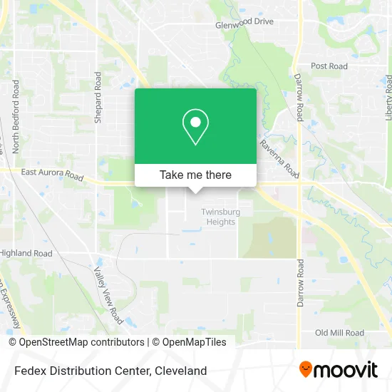 Fedex Distribution Center map