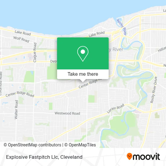 Explosive Fastpitch Llc map
