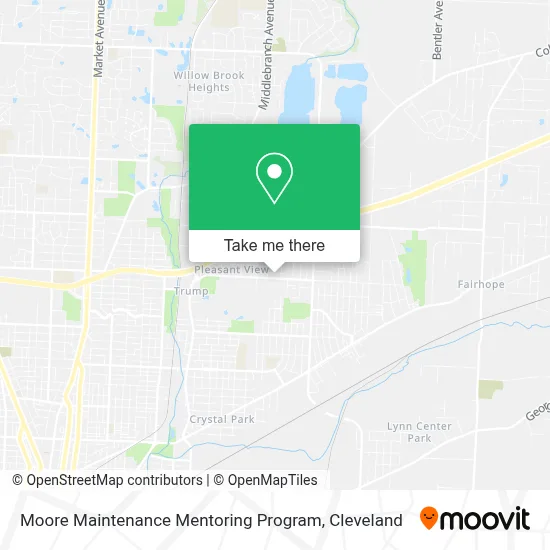 Moore Maintenance Mentoring Program map