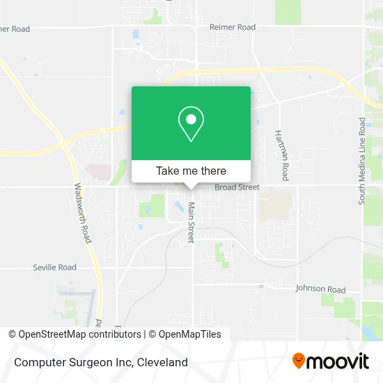 Computer Surgeon Inc map