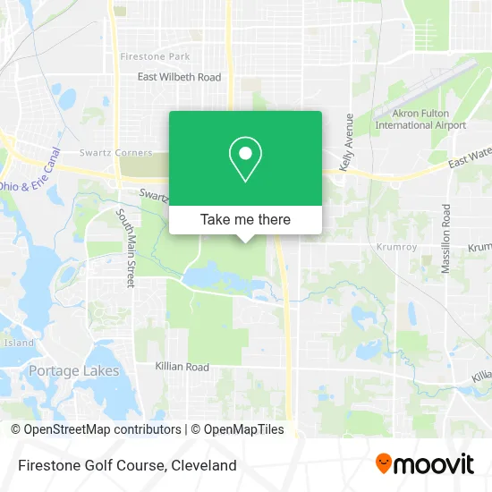 Firestone Golf Course map