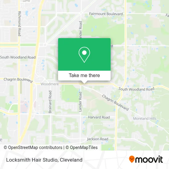 Locksmith Hair Studio map