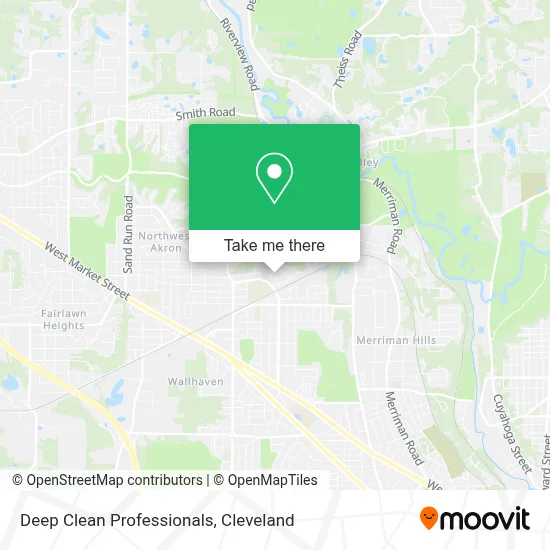 Deep Clean Professionals map