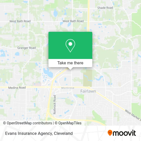 Evans Insurance Agency map