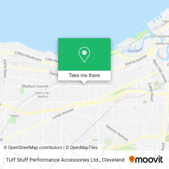 Tuff Stuff Performance Accessories Ltd. map