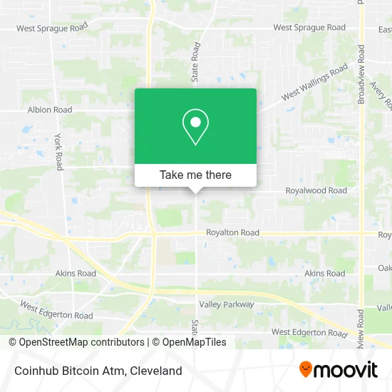 Coinhub Bitcoin Atm map