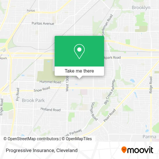 Progressive Insurance map