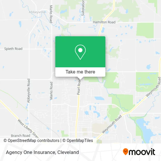 Agency One Insurance map