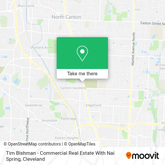 Tim Bishman - Commercial Real Estate With Nai Spring map