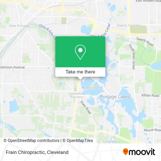 Frain Chiropractic map