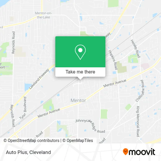 Auto Plus map