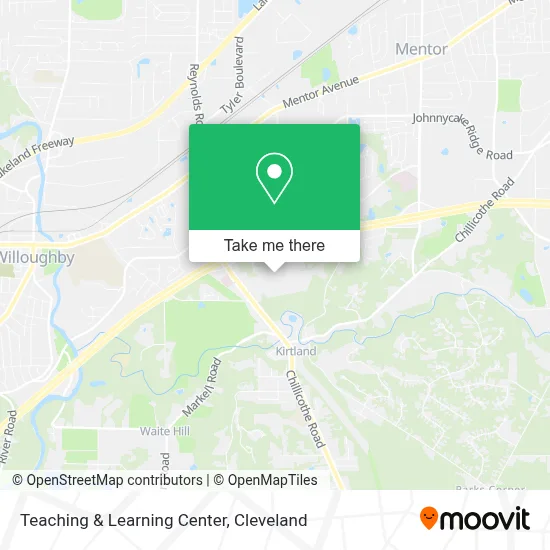 Teaching & Learning Center map