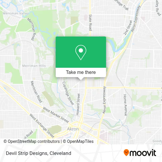 Devil Strip Designs map