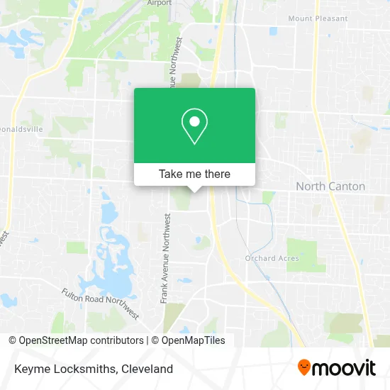 Keyme Locksmiths map