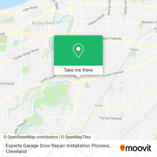Experts Garage Door Repair Installation Process map