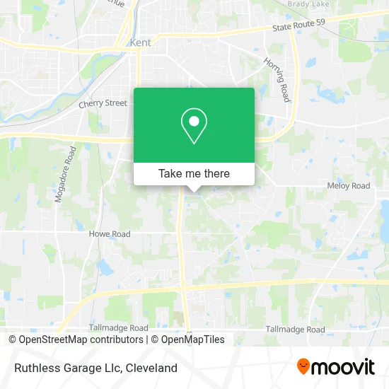 Ruthless Garage Llc map
