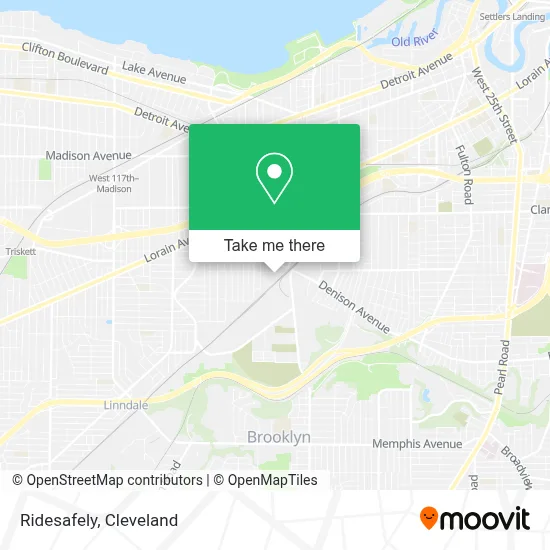 Ridesafely map