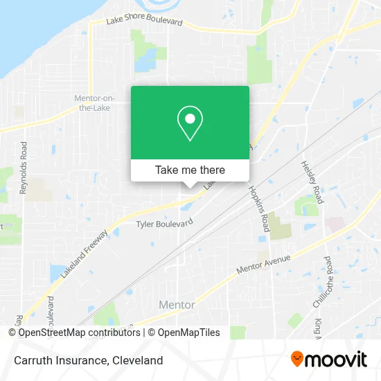 Carruth Insurance map