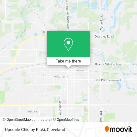 Upscale Chic by Ricki map