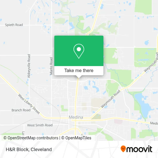 H&R Block map