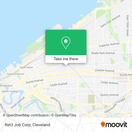 Ret3 Job Corp map