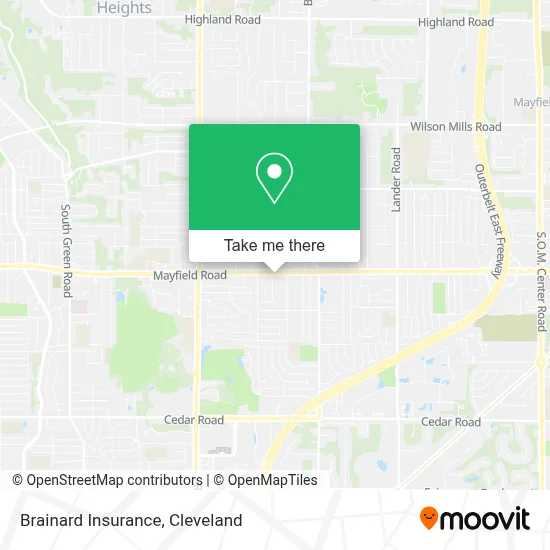 Brainard Insurance map