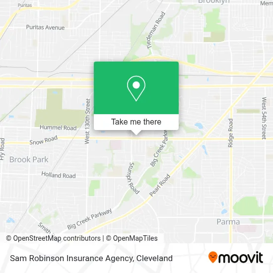 Sam Robinson Insurance Agency map