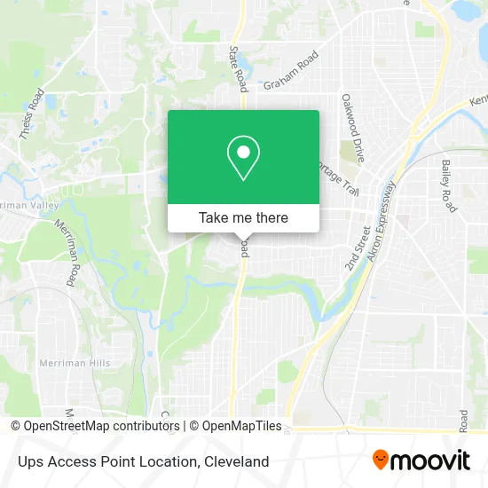 Ups Access Point Location map