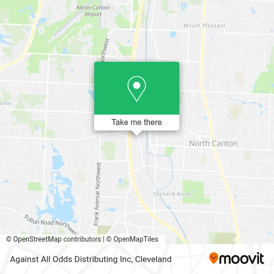 Against All Odds Distributing Inc map