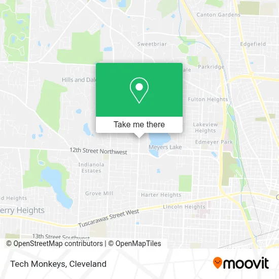 Tech Monkeys map