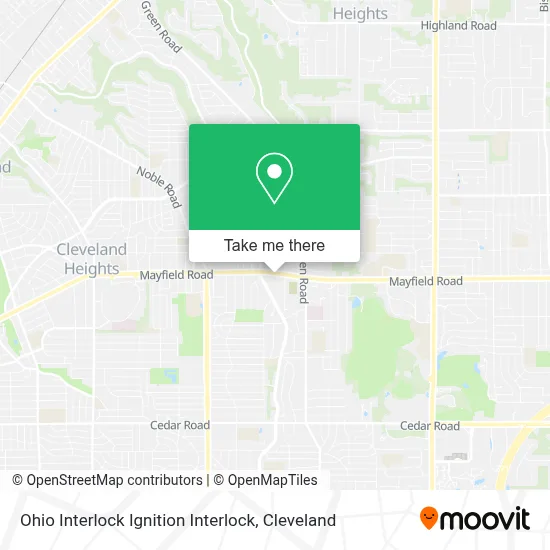 Ohio Interlock Ignition Interlock map
