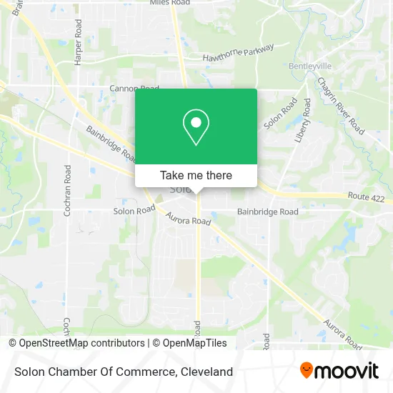 Solon Chamber Of Commerce map