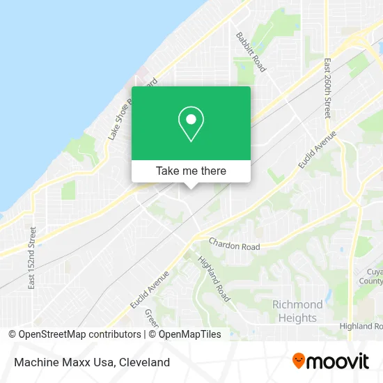 Machine Maxx Usa map