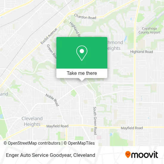 Enger Auto Service Goodyear map