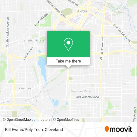 Bill Evans/Poly Tech map
