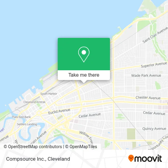Compsource Inc. map