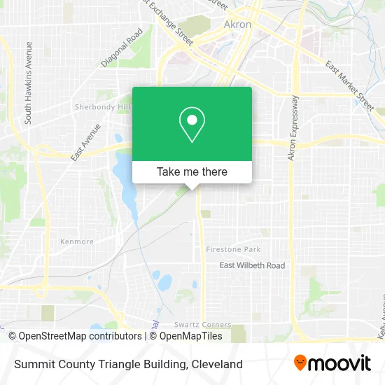 Summit County Triangle Building map